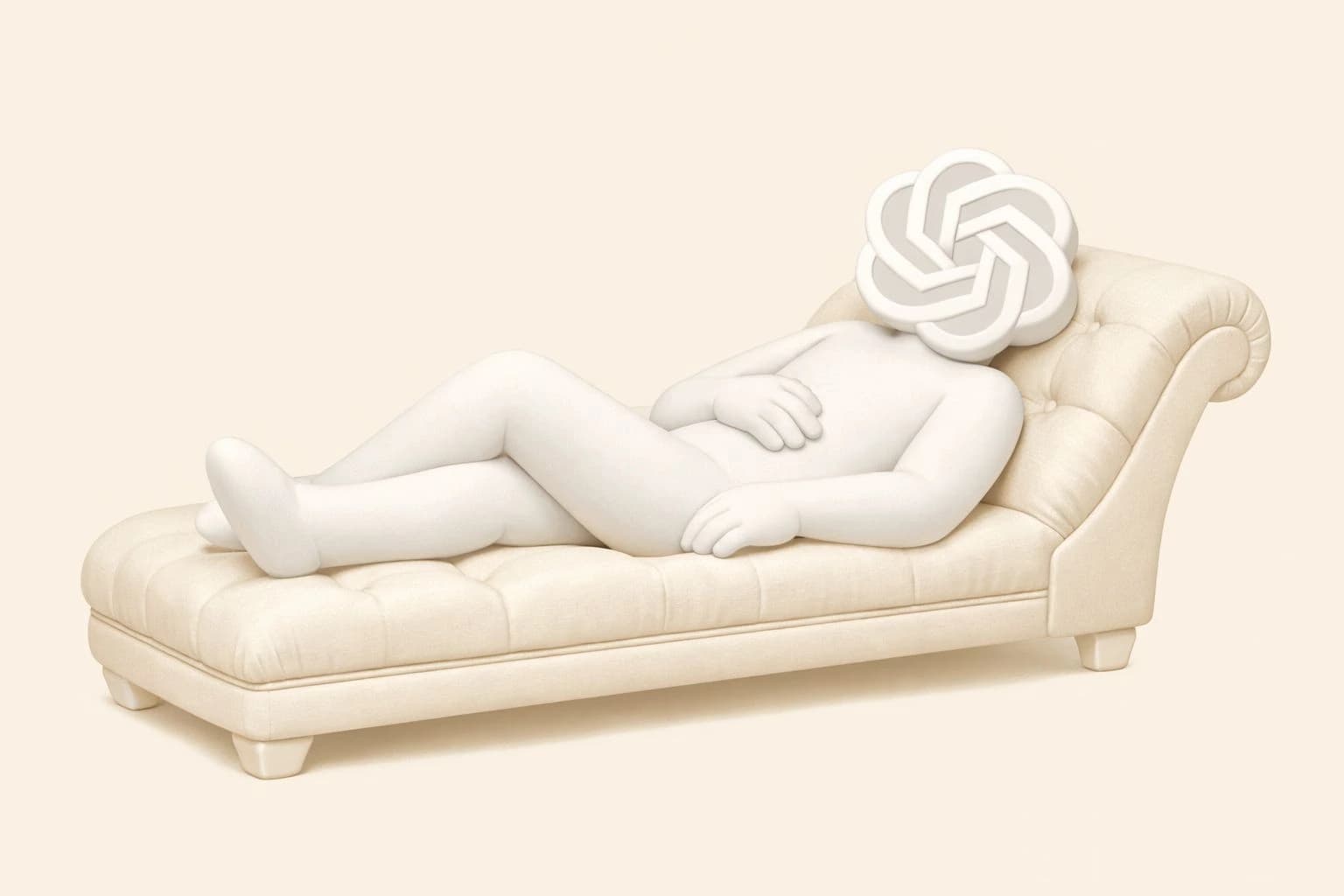 An AI agent on a therapist's couch